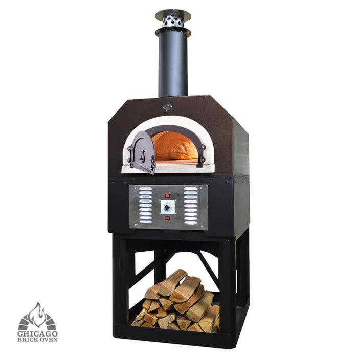 Chicago Brick Oven CBO-750 Hybrid Freestanding Commercial Pizza Oven with Stand, Propane Gas – Copper vein Finish