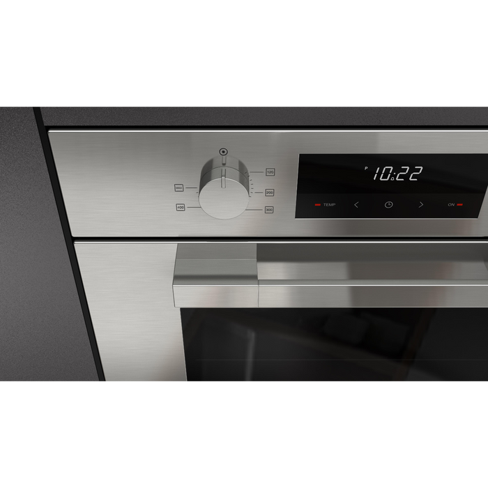 Fulgor Milano 24-Inch Matteo Built-In Electric Single Oven, 100 Series, Euro Height, Easy Clean Convection, 2 Standard Racks, Stainless Steel Finish