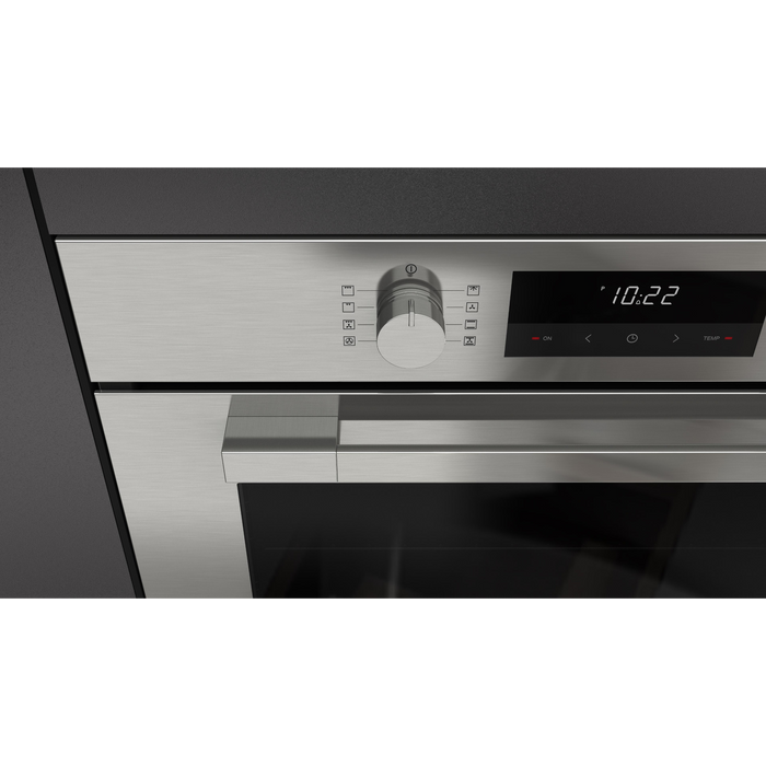 Fulgor Milano 30-Inch Matteo Built-In Electric Single Oven, 100 Series, Euro Height, Easy Clean Convection, 2 Standard Racks, Stainless Steel Finish