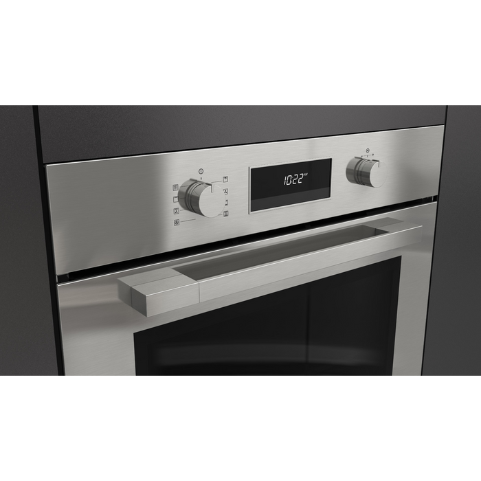Fulgor Milano 30-Inch Matteo Built-In Electric Single Oven, 400 Series, Self-Clean, Single Convection, Multi-Pass Broiler, 3 Standard Racks, Stainless Steel Finish