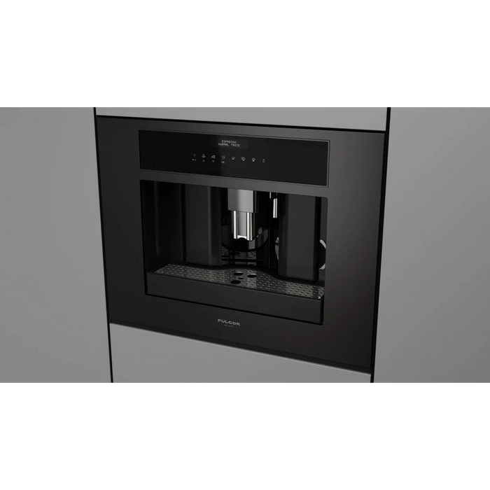 Fulgor Milano 24-Inch Coffee System, 700 Series, Fully Automatic, Matte Black Finish
