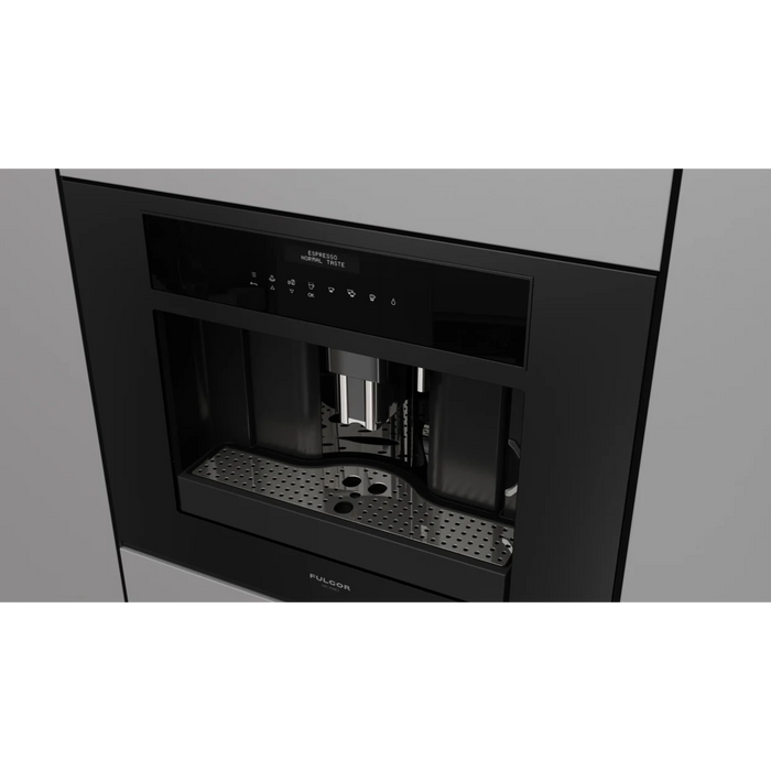 Fulgor Milano 24-Inch Coffee System, 700 Series, Fully Automatic, Matte Black Finish