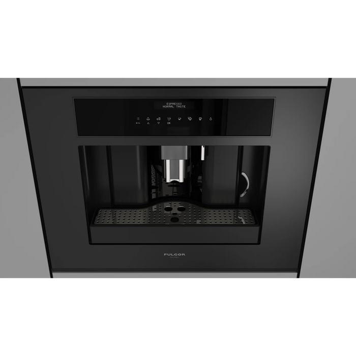 Fulgor Milano 24-Inch Coffee System, 700 Series, Fully Automatic, Matte Black Finish