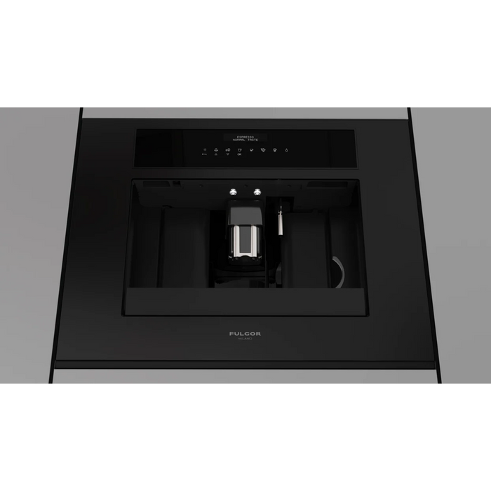 Fulgor Milano 24-Inch Coffee System, 700 Series, Fully Automatic, Matte Black Finish