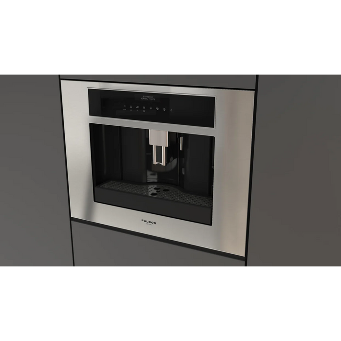 Fulgor Milano 24-Inch Coffee System, 700 Series, Fully Automatic, Stainless Steel Finish