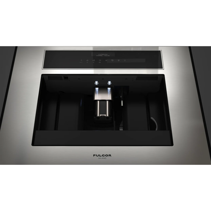 Fulgor Milano 24-Inch Coffee System, 700 Series, Fully Automatic, Stainless Steel Finish