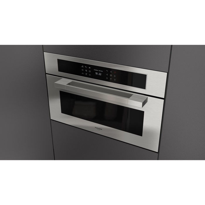 Fulgor Milano 30-Inch Matteo Built-In Steam Oven, 700 Series, Combination Steam Convection, Air Fry Function, Stainless Steel Finish