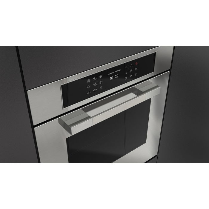Fulgor Milano 24-Inch Matteo Built-In Electric Single Oven, 700 Series, Easy Clean, Dual Convection, Multi-Pass Broiler, Air Fry Function, 2 Standard Racks, Stainless Steel Finish