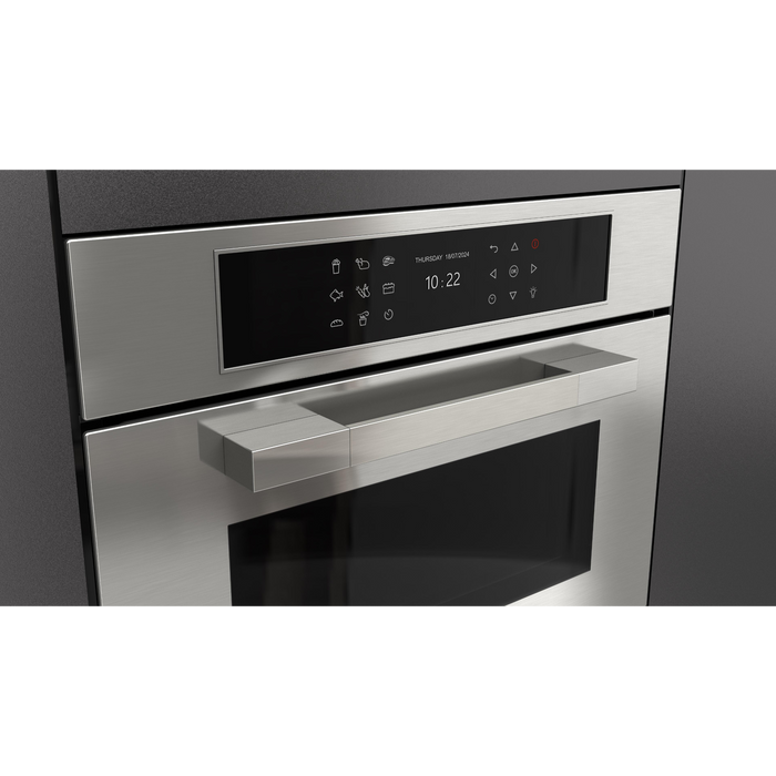Fulgor Milano 24-Inch Matteo Built-In Speed Oven, 700 Series, Combination Microwave Convection, Air Fry Function, Stainless Steel Finish