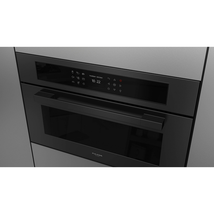 Fulgor Milano 30-Inch Matteo Built-In Speed Oven, 700 Series, Combination Microwave Convection, Air Fry Function, Matte Black Finish