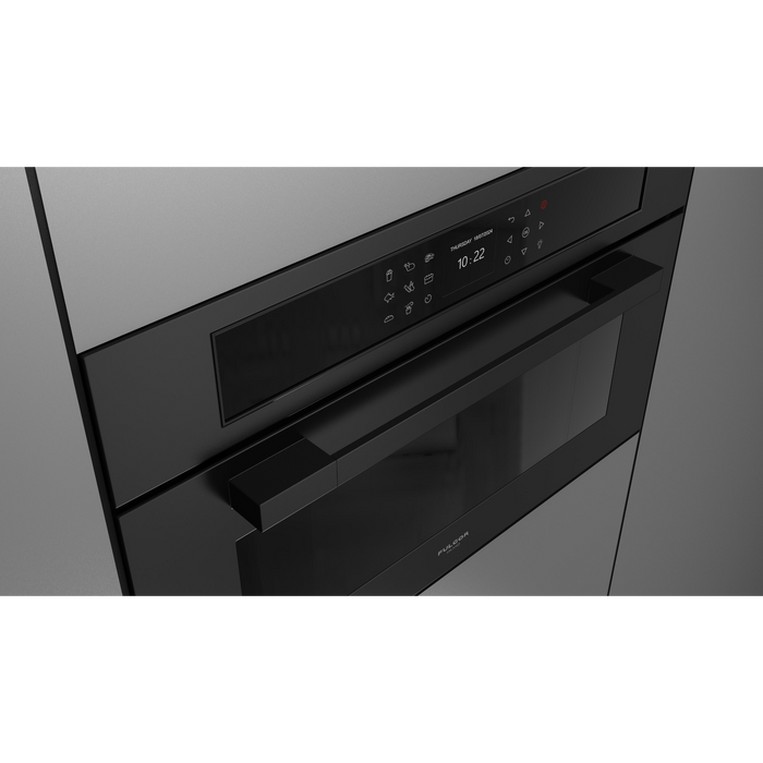 Fulgor Milano 30-Inch Matteo Built-In Speed Oven, 700 Series, Combination Microwave Convection, Air Fry Function, Matte Black Finish