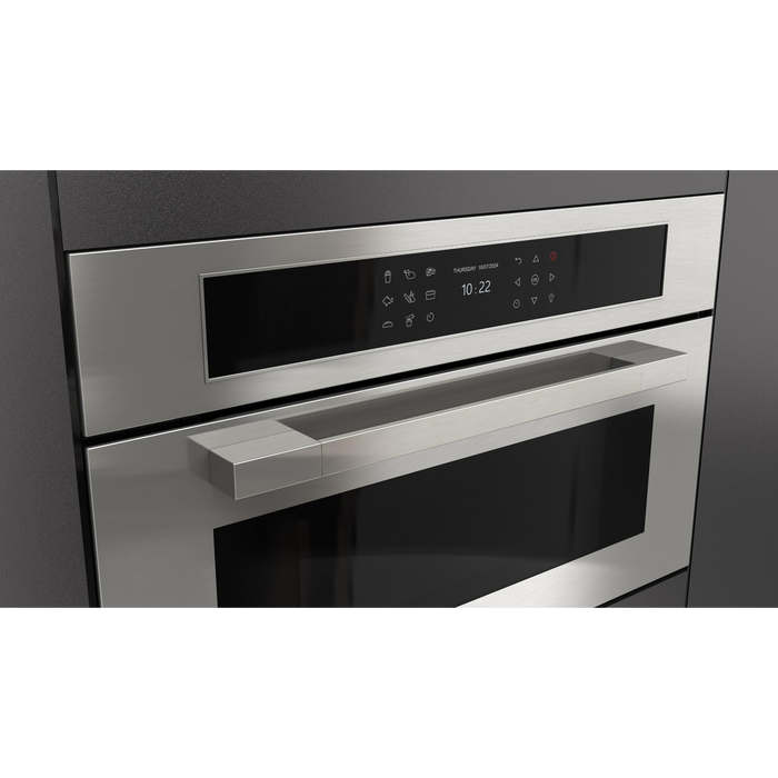 Fulgor Milano 30-Inch Matteo Built-In Speed Oven, 700 Series, Combination Microwave Convection, Air Fry Function, Stainless Steel Finish