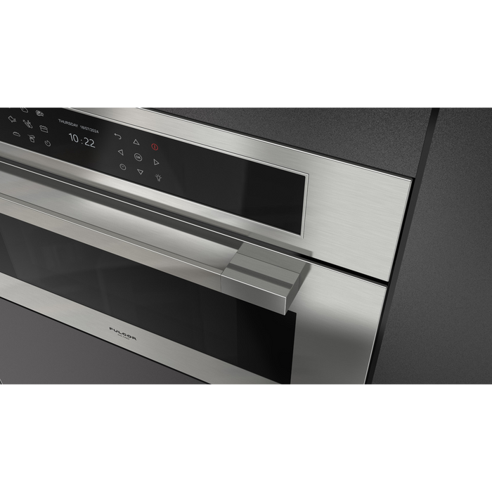 Fulgor Milano 30-Inch Matteo Built-In Speed Oven, 700 Series, Combination Microwave Convection, Air Fry Function, Stainless Steel Finish