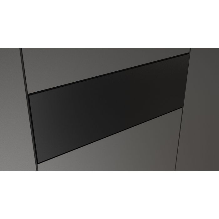 Fulgor Milano 30-Inch Matteo Built-In Warming Drawer, 700 Series, Matte Black, Push-to-Open, No Handle