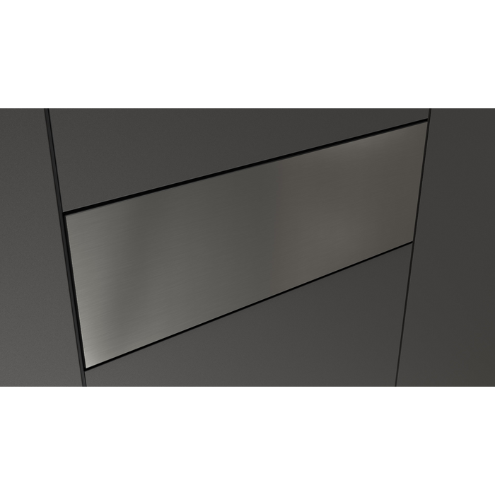 Fulgor Milano 30-Inch Matteo Built-In Warming Drawer, 700 Series, Stainless Steel, Push-to-Open, No Handle