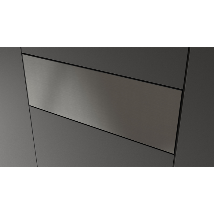 Fulgor Milano 30-Inch Matteo Built-In Warming Drawer, 700 Series, Stainless Steel, Push-to-Open, No Handle