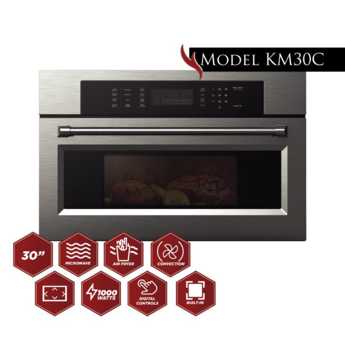 Kucht KM30C Built-In Convection Microwave in Stainless Steel