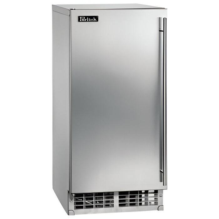 Perlick ADA-Compliant 15" Clear Ice Maker with Pump, Stainless Steel Solid Door