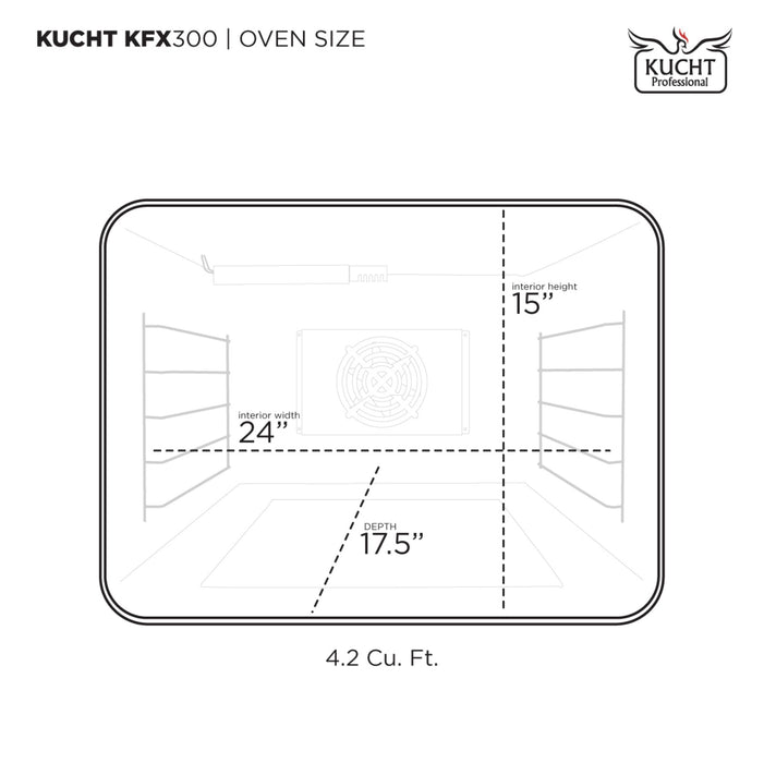Kucht 3000X 30" Pro Class Gas Range in White