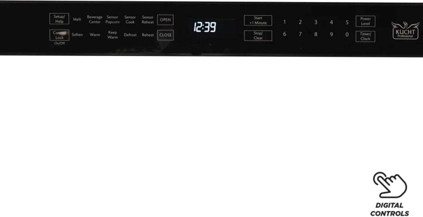 Kucht KMD24S Built-In Microwave in Stainless Steel