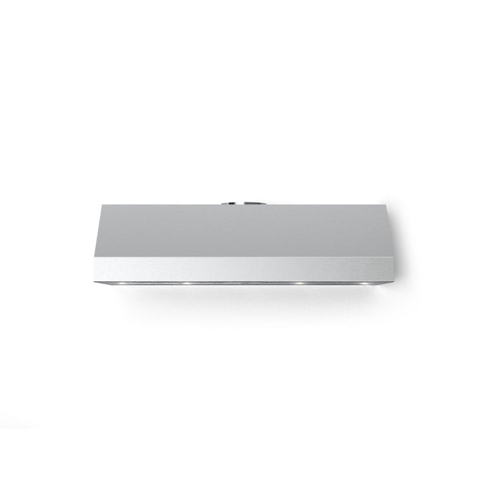 Verona 48-Inch Designer Series Low Profile Wall Mount Range Hood with 1200 CFM, 4 Speed Fan and LED Lighting