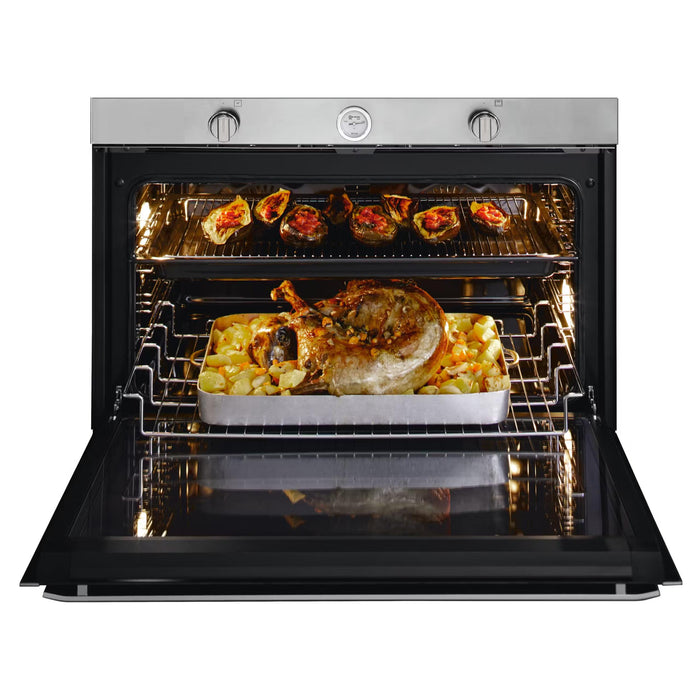 Verona 30-Inch Stainless Steel Built-In Gas Oven with 3.5 Cu. Ft. Capacity, Convection, Infrared Broiler and Digital Controls
