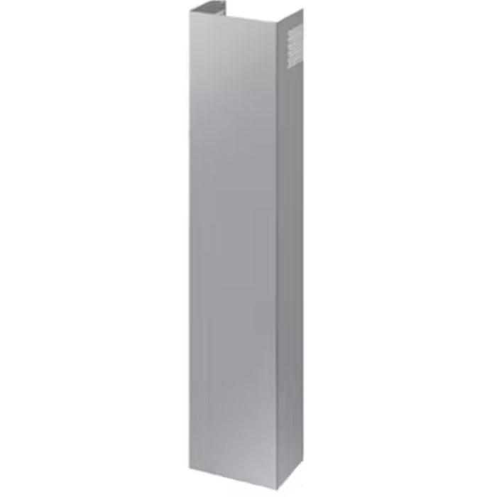 Verona Stainless Steel Hood Extension for 12-Foot Ceilings Compatible with Verona Chimney Range Hoods