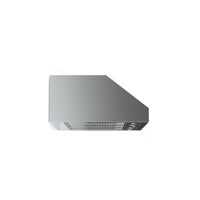 Verona 36-Inch Designer Series Low Profile Wall Mount Range Hood with 600 CFM, 4 Speed Fan and LED Lighting