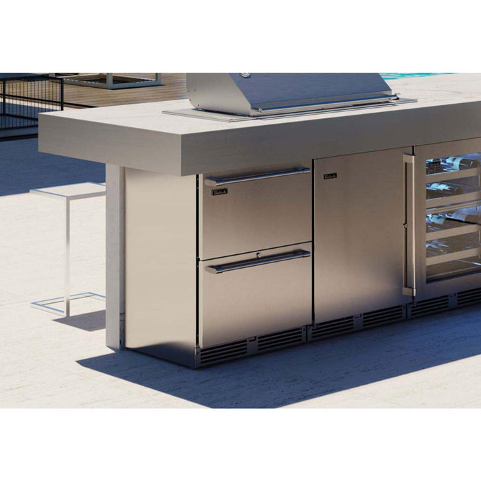 Perlick Signature Series 5.2 cu.ft Indoor Refrigerator, Stainless Steel Solid Door, Hinge Left