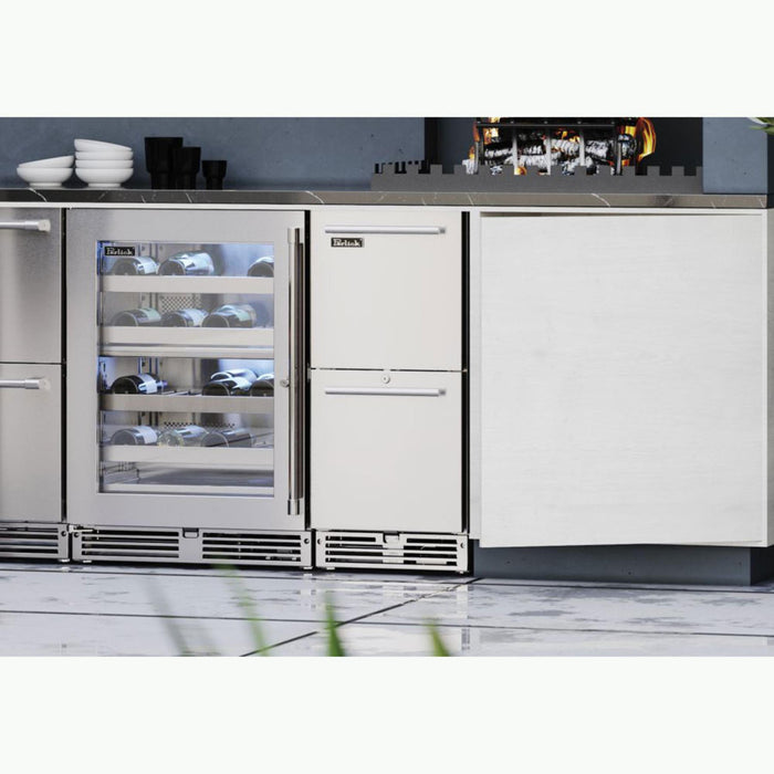 Perlick Signature Series 2.8 cu. ft Indoor Refrig. w/ Stainless Steel Drawers