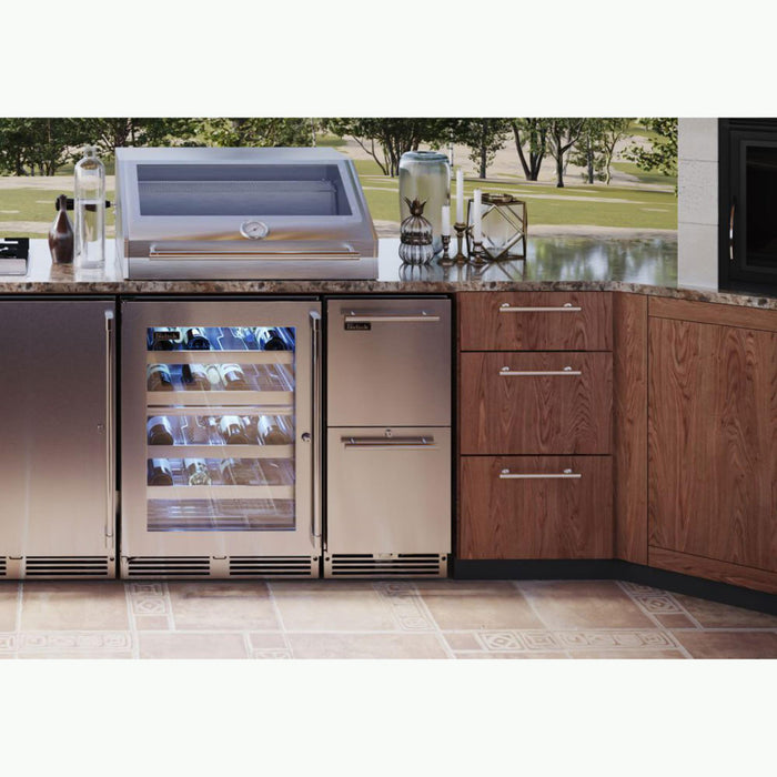 Perlick Signature Series 2.8 cu. ft Indoor Refrig. w/ Stainless Steel Drawers