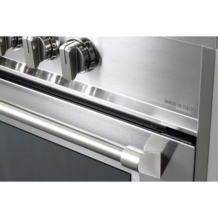 Verona 36-Inch 5.0 Cu. Ft. Colored Designer Series Dual Fuel Range with Five Sealed Burners and True European Convection Oven