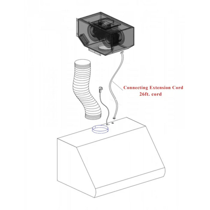 ZLINE 597-RD 700 series Remote Blower Wall Mount Range Hood Stainless Steel