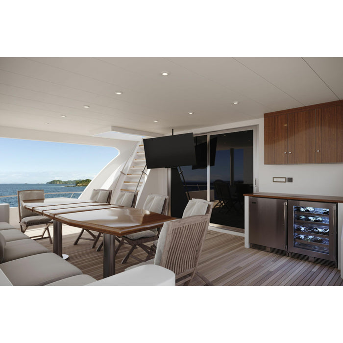 Perlick Signature Series 5.2 cu.ft Marine Grade Dual-Zone Wine Reserve w/ Fully Integrated Panel-Ready Solid Door, Hinge Right, w/ Lock