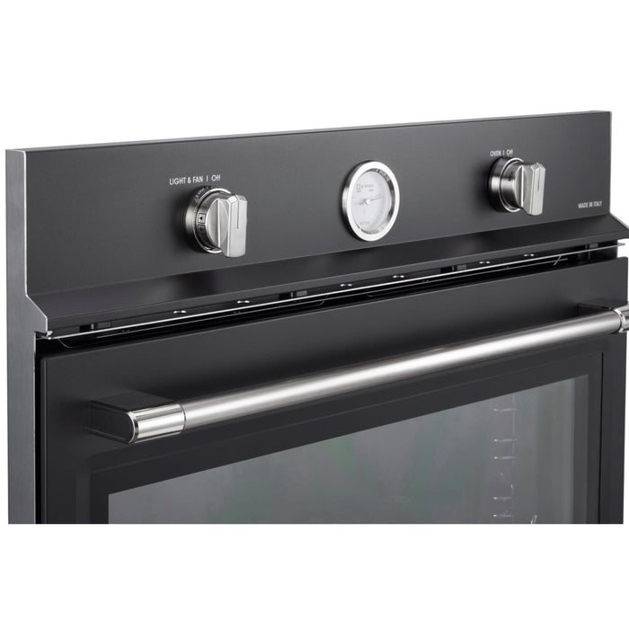 Verona 30-Inch Matte Black Built-In Gas Oven with 3.5 Cu. Ft. Capacity, Convection, Infrared Broiler and Digital Controls