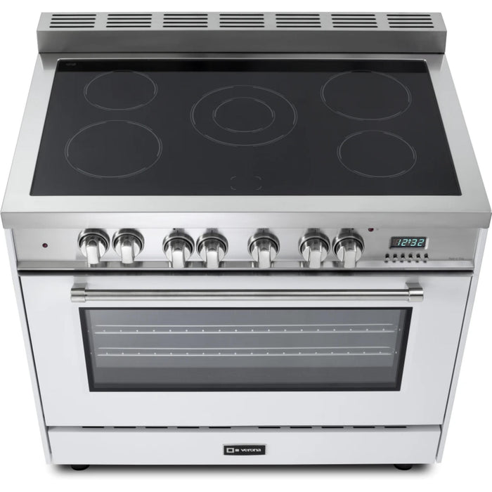 Verona 36-Inch 5.0 Cu. Ft. Colored Designer Series Freestanding Electric Range with Five Elements and True European Convection Oven