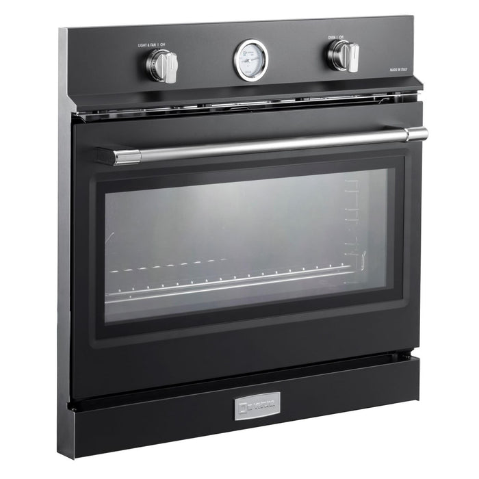 Verona 30-Inch Matte Black Built-In Gas Oven with 3.5 Cu. Ft. Capacity, Convection, Infrared Broiler and Digital Controls
