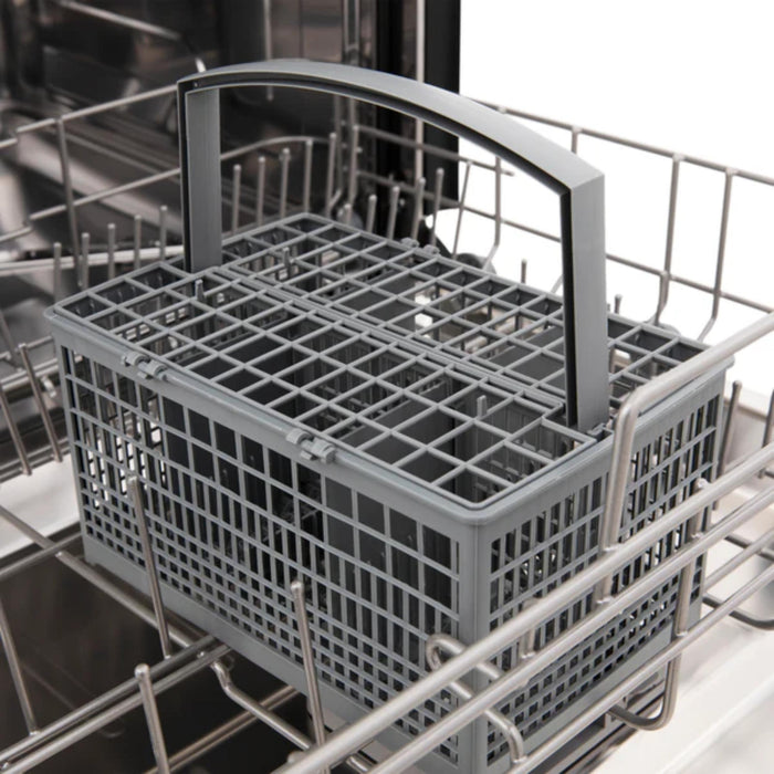 ZLINE 24-Inch Top Control Built-In Dishwasher with Stainless Steel Panel & Tub in Multi Color With Traditional Style Handle