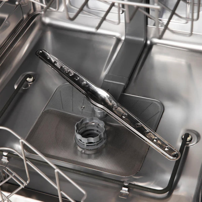 ZLINE 24-Inch Top Control Built-In Dishwasher with Stainless Steel Panel & Tub in Multi Color With Traditional Style Handle