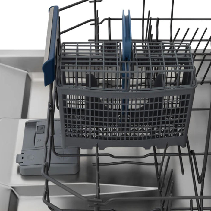 ZLINE Autograph Edition 24" Tallac Series 3rd Rack Top Touch Control Built-In Tall Tub Dishwasher in White Matte