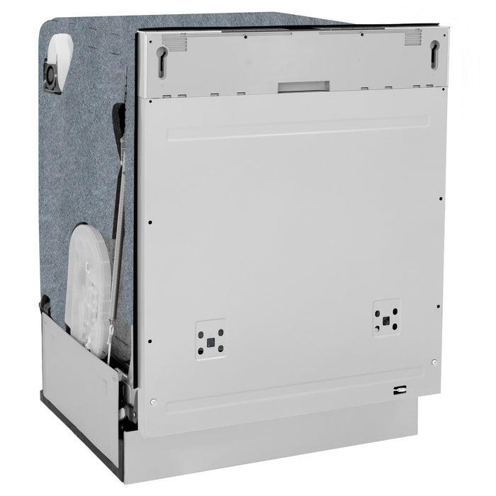 ZLINE 24" Monument Series 3rd Rack Top Touch Control Dishwasher in Stainless Steel with Stainless Steel Tub