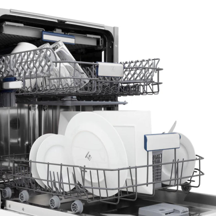 ZLINE Autograph Edition 24" Tallac Series 3rd Rack Top Control Built-In Tall Tub Dishwasher