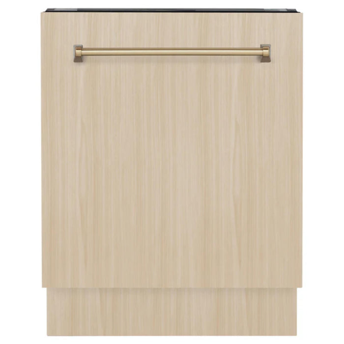 ZLINE Autograph Edition 24" Tallac Series 3rd Rack Top Control Built-In Tall Tub Dishwasher