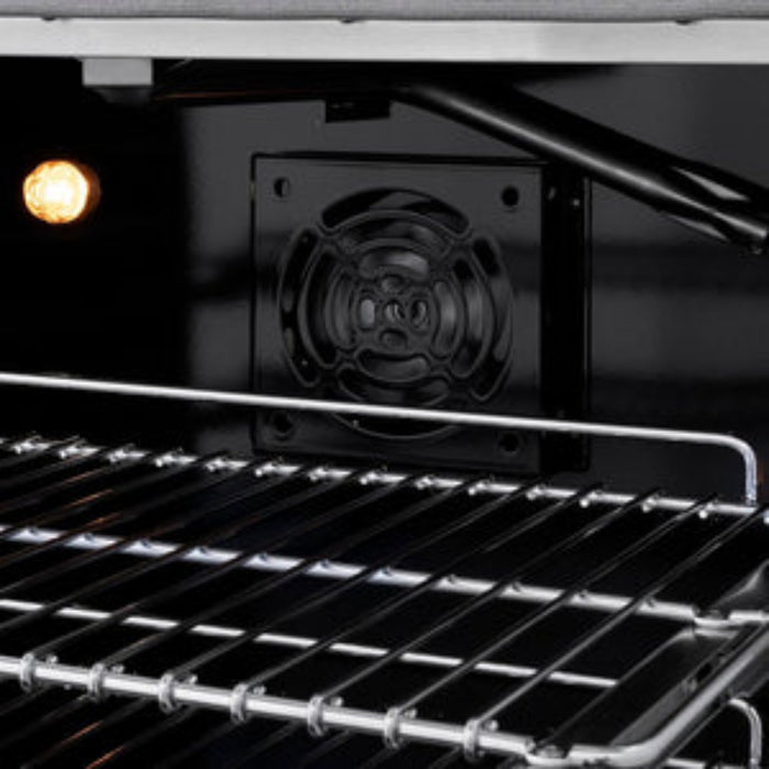 ZLINE 36" Autograph Edition Paramount Gas Range with 6 Burner Cooktop and Convection Gas Oven in Stainless Steel and Champagne Bronze Accents