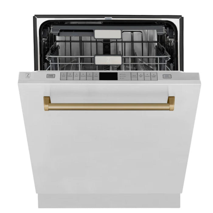 ZLINE Autograph Edition 24" Monument Series 3rd Rack Top Touch Control Tall Tub Dishwasher