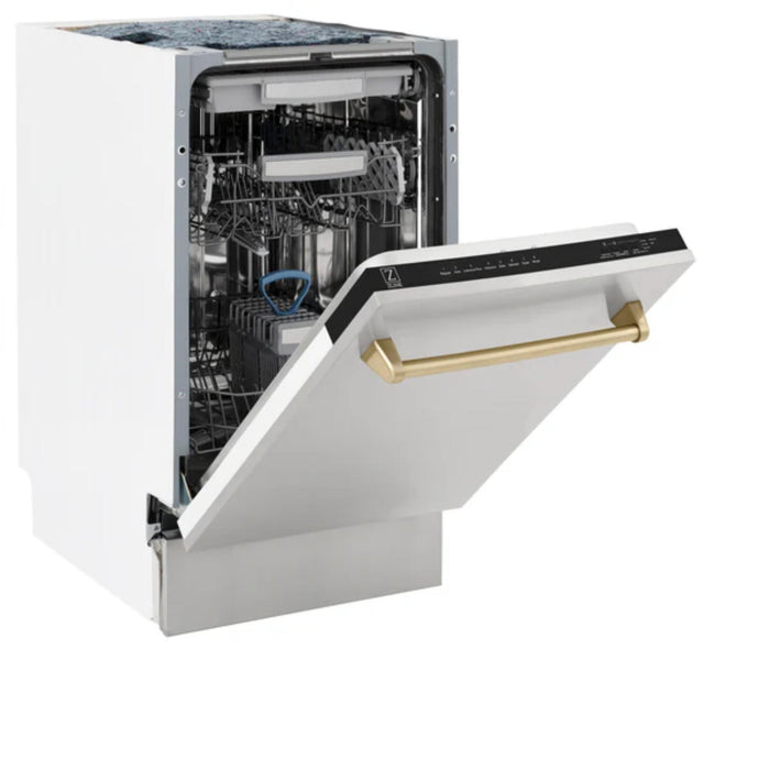 ZLINE Autograph Edition 18" and 24" Tallac DWVZ-304 Series 3rd Rack Top Touch Control Built-In Tall Tub Dishwashers