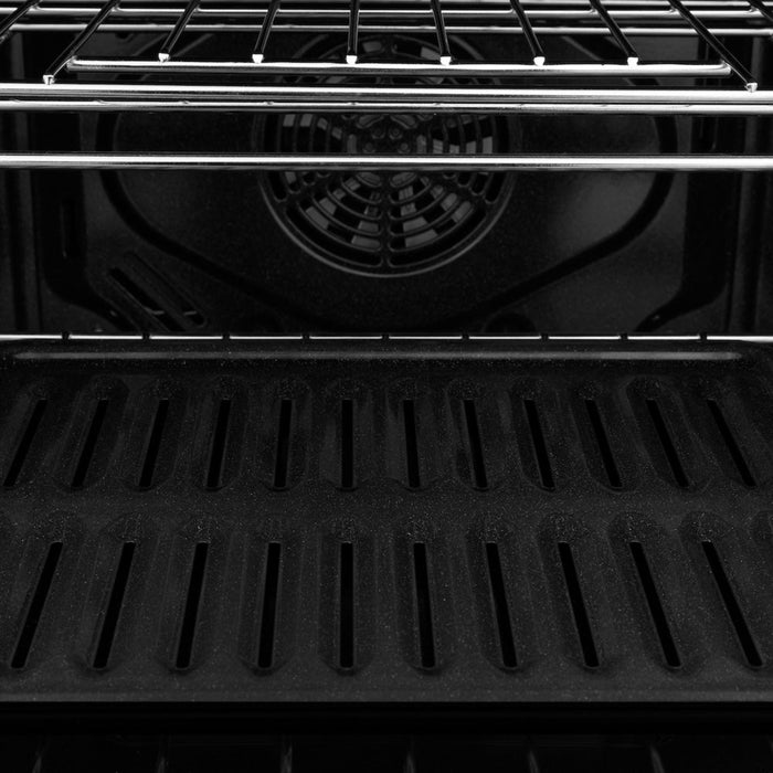 ZLINE 30" Autograph Edition Professional True Convection Single Wall Oven with Air Fry and Self Clean in Stainless Steel with Champagne Bronze Handle