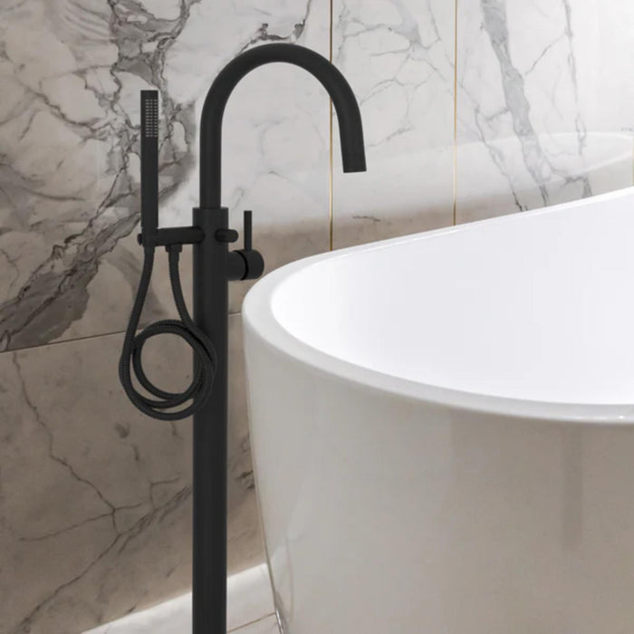 ZLINE Emerald EMBY-BTF Bay Free-Standing Bath Tub Filler with Hand Shower