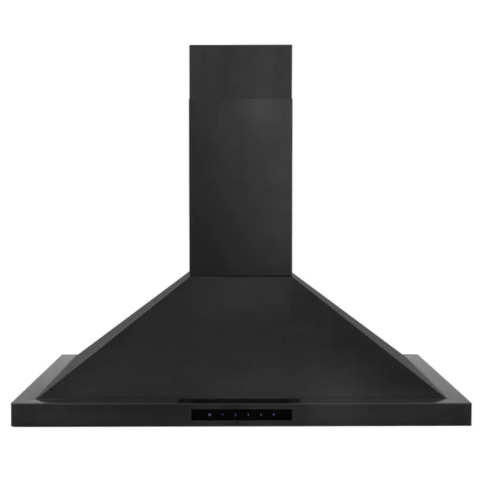 ZLINE Wall Mount Range Hood in Black Stainless Steel