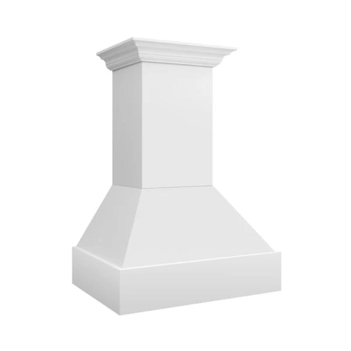 ZLINE 30" & 36" Wooden Wall Mount Range Hoods in Rustic Bright White Finish